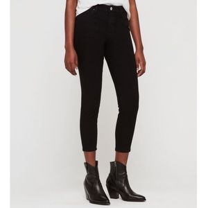 AllSaints Roxanne Bistretch Cropped Jeans